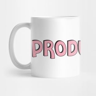 Film Crew On Set - Production - Pink - Front Mug